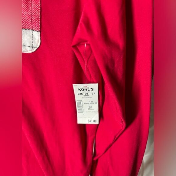 🔥❤️🔥 New! Croft & Barrow Intimates Pajama Top Women’s Size Small NWT - Picture 2 of 5